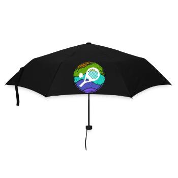 Padel tennis sport Balles de raquette - Parapluie standard - noir - Devant
