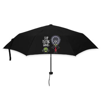 Player Padel Racket Padel Team Statement Coach - Umbrella (small) - black - Front