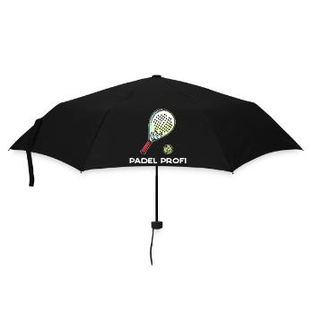 Sport Schläger Bälle Statement Padel Padelspiel - Regenschirm (klein) - Schwarz - Vorne