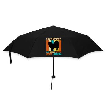 Japanese Chin Dog Lover Silhouette Vintage Sunset - Parapluie standard - noir - Devant