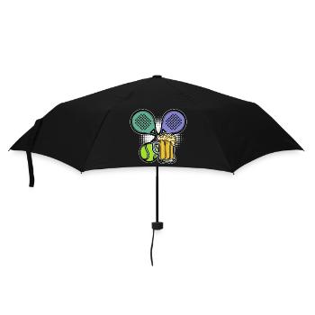 Padel Player Sport Balls Racket Padel - Umbrella (small) - black - Front