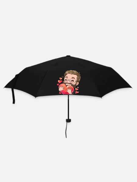 Heart Manny - Umbrella (small) - black