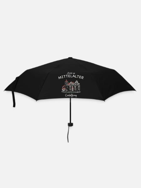 Cadolzburg, zurück ins Mittelalter, Bayern - Regenschirm (klein) - Schwarz