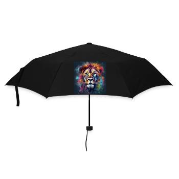 L'ÂME DU LION - Parapluie standard - noir - Devant
