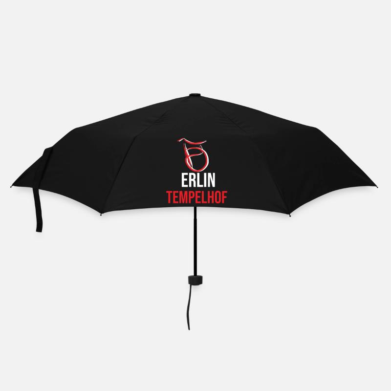 Berlin Tempelhof Souvenir - Regenschirm (klein) - Schwarz