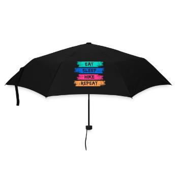 Déclaration de randonnée en montagne Randonnée randonnée Nature - Parapluie standard - noir - Devant