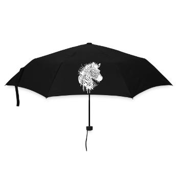 Style de tatouage Wild Zebra Splash - Parapluie standard - noir - Devant