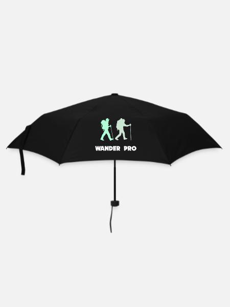 Hike Mountain Hike Hiker Hiking Statement - Umbrella (small) - black