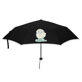 Lioba Seidenhuhn - Regenschirm (klein) - Schwarz - Vorne