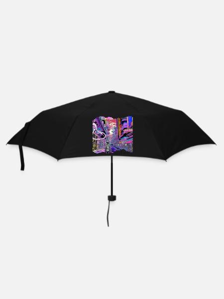 Sidback Unltd. - Boy enters dreamy city - Umbrella (small) - black