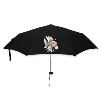 Goldfish in the water flash - Umbrella (small) - black - Front