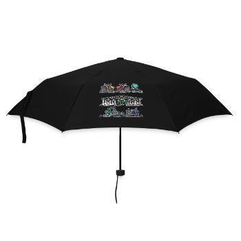 Tractor Agriculture Motor Vehicle Farmer Field - Umbrella (small) - black - Front