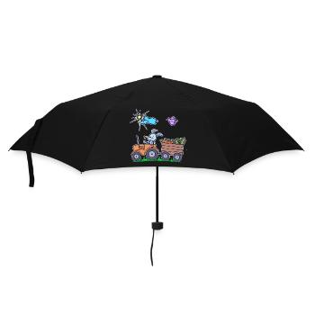 Véhicule Tracteur Déclaration de l’agriculteur agricole biologique - Parapluie standard - noir - Devant