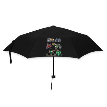 Motor Vehicle Tractor Farm Farmer Country Life - Umbrella (small) - black - Front