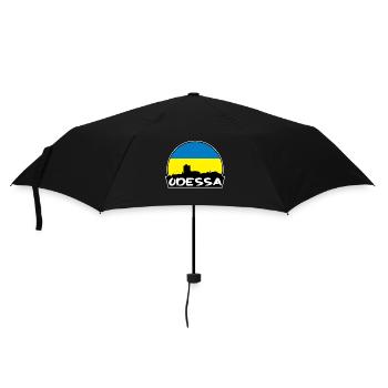 Odessa Ukraine Flag Skyline Silhouette Travel - Umbrella (small) - black - Front