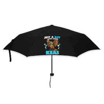 Juste un garçon qui aime Keas - Parapluie standard - noir - Devant