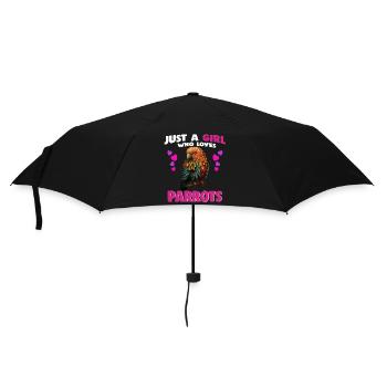 Juste une fille qui aime les perroquets - Parapluie standard - noir - Devant