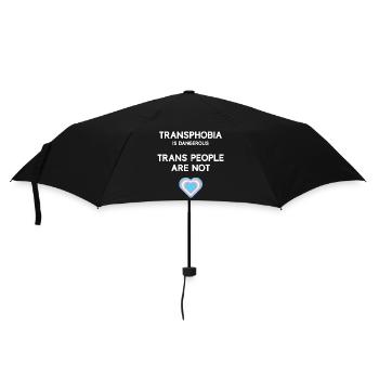 LGBT Pride Month - Trans People - Umbrella (small) - black - Front