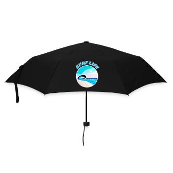 Surf Life, plage, soleil, mer, sable, vagues et été - Parapluie standard - noir - Devant
