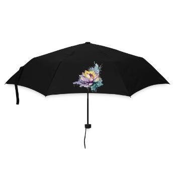 Lotus - Parapluie standard - noir - Devant