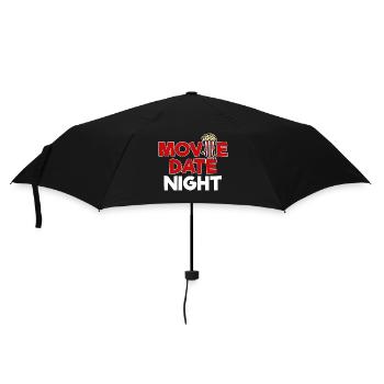 Popcorn Statement Movies Kino Nacht Streaming - Regenschirm (klein) - Schwarz - Vorne