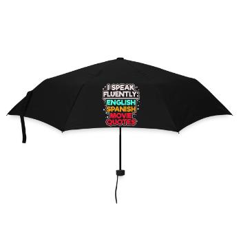 Movies Statement Streaming Film Schauen Cineast - Regenschirm (klein) - Schwarz - Vorne