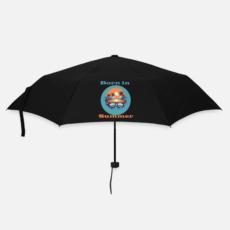 Né en été - Parapluie standard - noir