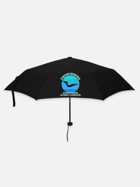Nageoires Nageoire Nageur Natation Sports nautiques - Parapluie standard - noir