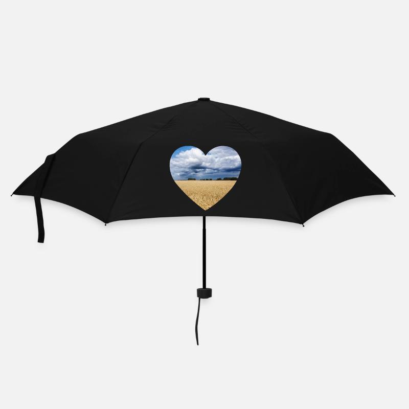 Cœur pour la nature - Parapluie standard - noir