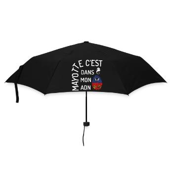 T SHIRT MAYOTTE C'EST DANS MON ADN - Parapluie standard - noir - Devant