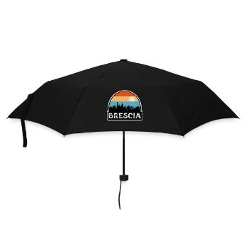 Brescia Italie Flag Skyline Souvenir de voyage - Parapluie standard - noir - Devant