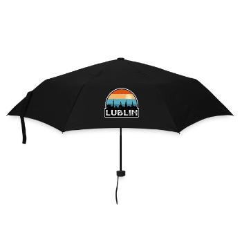 Lublin Pologne Flag Skyline Souvenir de voyage - Parapluie standard - noir - Devant