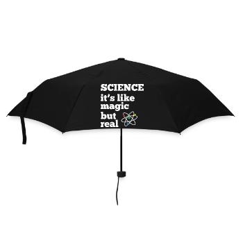 Science - it's like magic but real - Umbrella (small) - black - Front
