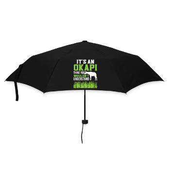 Okapi zoo adventure - Umbrella (small) - black - Front