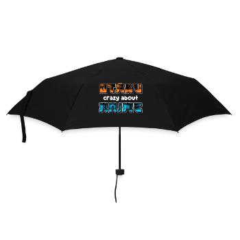 Otaku Anime Animation Japan Manga Statement Comic - Umbrella (small) - black - Front