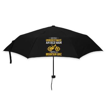 Fahrrad Radfahren Rennrad MTB Mountainbike - Regenschirm (klein) - Schwarz - Vorne