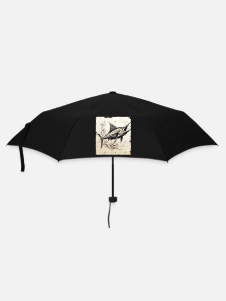 Style rétro Marlin - Parapluie standard - noir