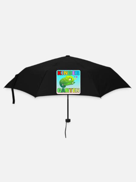 KINDERGARTEN KIND TIERE AMPHIBIE - Regenschirm (klein) - Schwarz