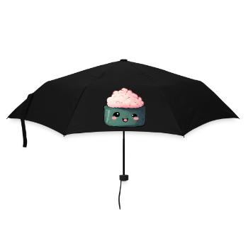 Sushi - Regenschirm (klein) - Schwarz - Vorne