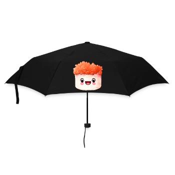 Sushi - Regenschirm (klein) - Schwarz - Vorne