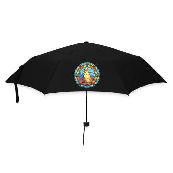 Seal Colorful Aquarelle Animal Animal Illustration - Parapluie standard - noir - Devant