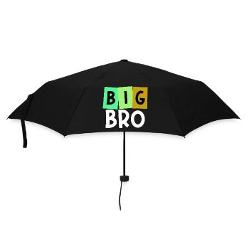 Big Brother Brother Heart Bro Déclaration Frères et sœurs - Parapluie standard - noir - Devant
