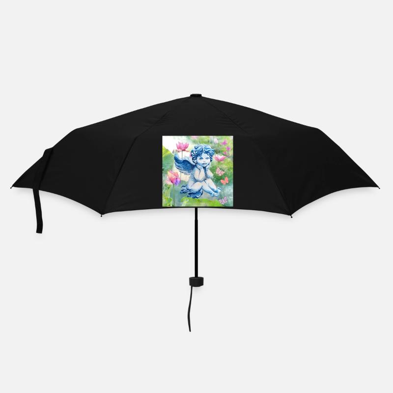 ange et papillons - Parapluie standard - noir