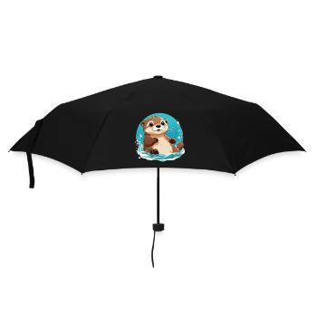 Otter - Umbrella (small) - black - Front