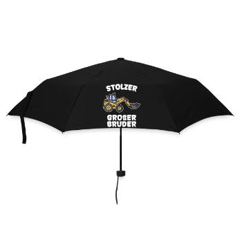 Geschwisterliebe Statement Großer Bruder Bro - Regenschirm (klein) - Schwarz - Vorne