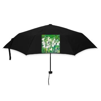 Lily of the valley in impressionist style - Umbrella (small) - black - Front