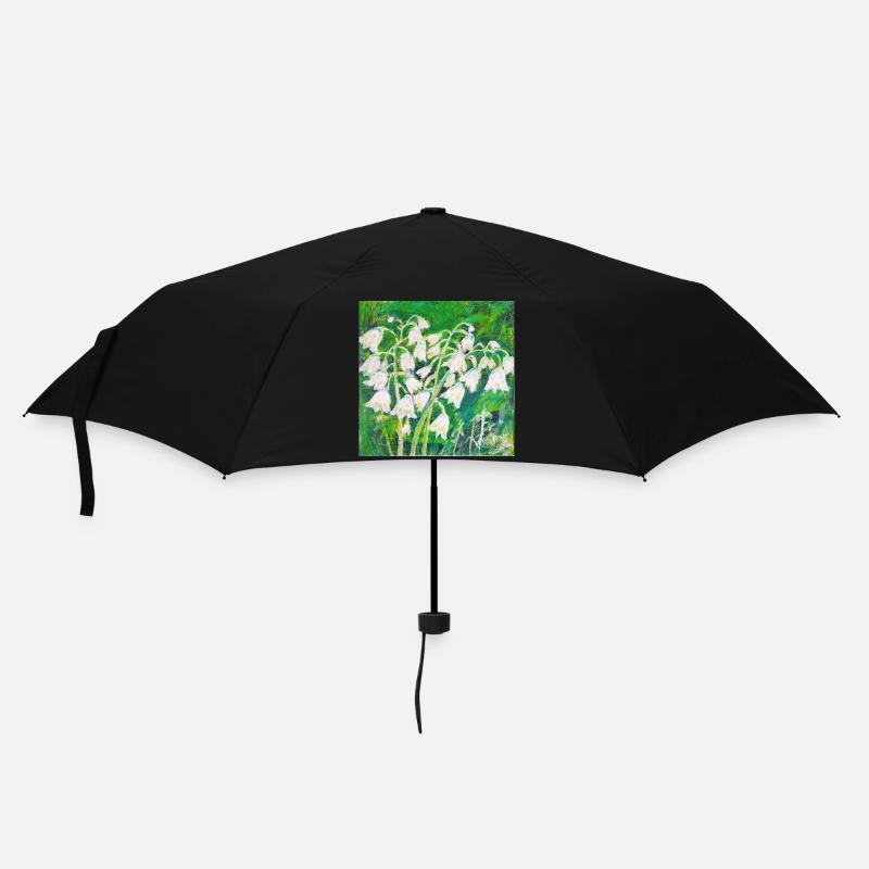 Muguet de style impressionniste - Parapluie standard - noir