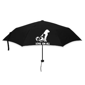 Pets Statement Cat Bunny Dog Pets Pet - Umbrella (small) - black - Front