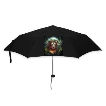 Genius Lion - Umbrella (small) - black - Front