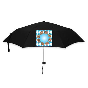 VOLKSFEST DEUTSCHLAND BAYERN BRETZEL BREZEL - Parapluie standard - noir - Devant